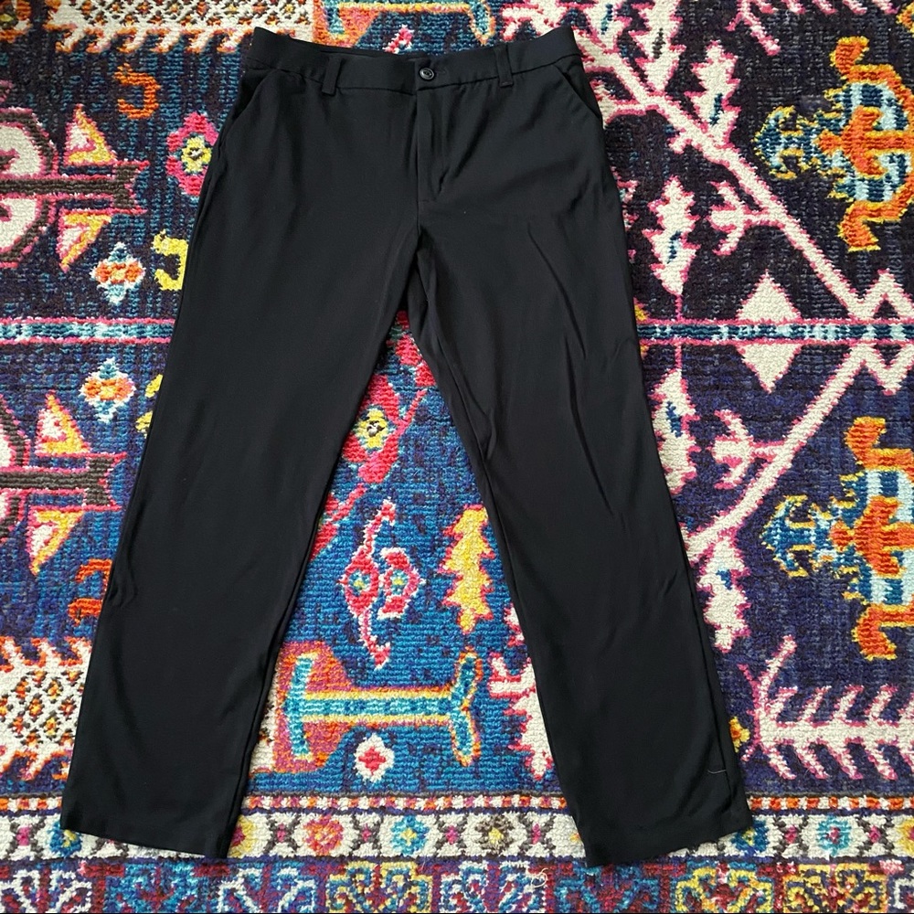 Black dress pants straight leg